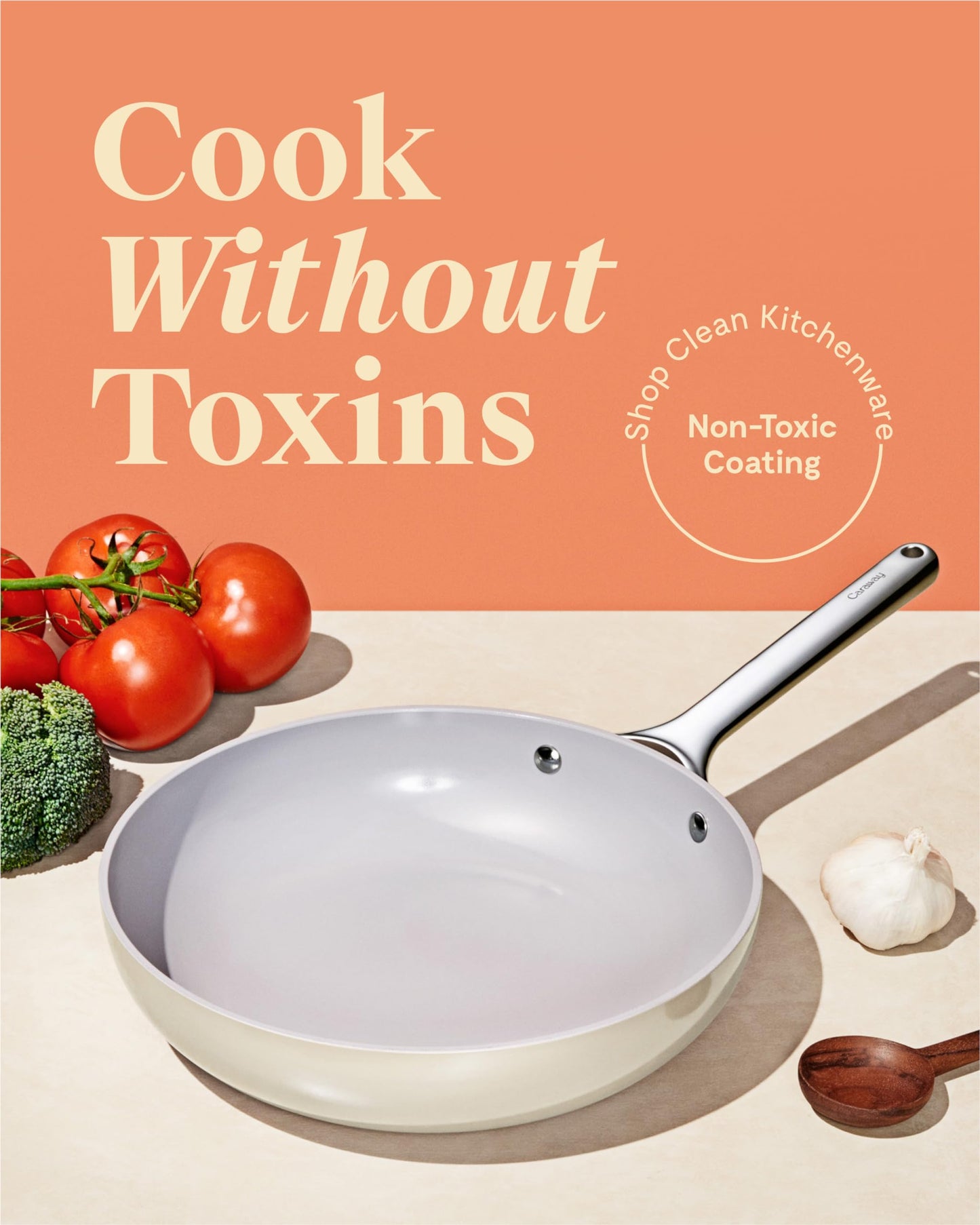 PFAS-Free Ceramic Nonstick Fry Pan Duo – Caraway