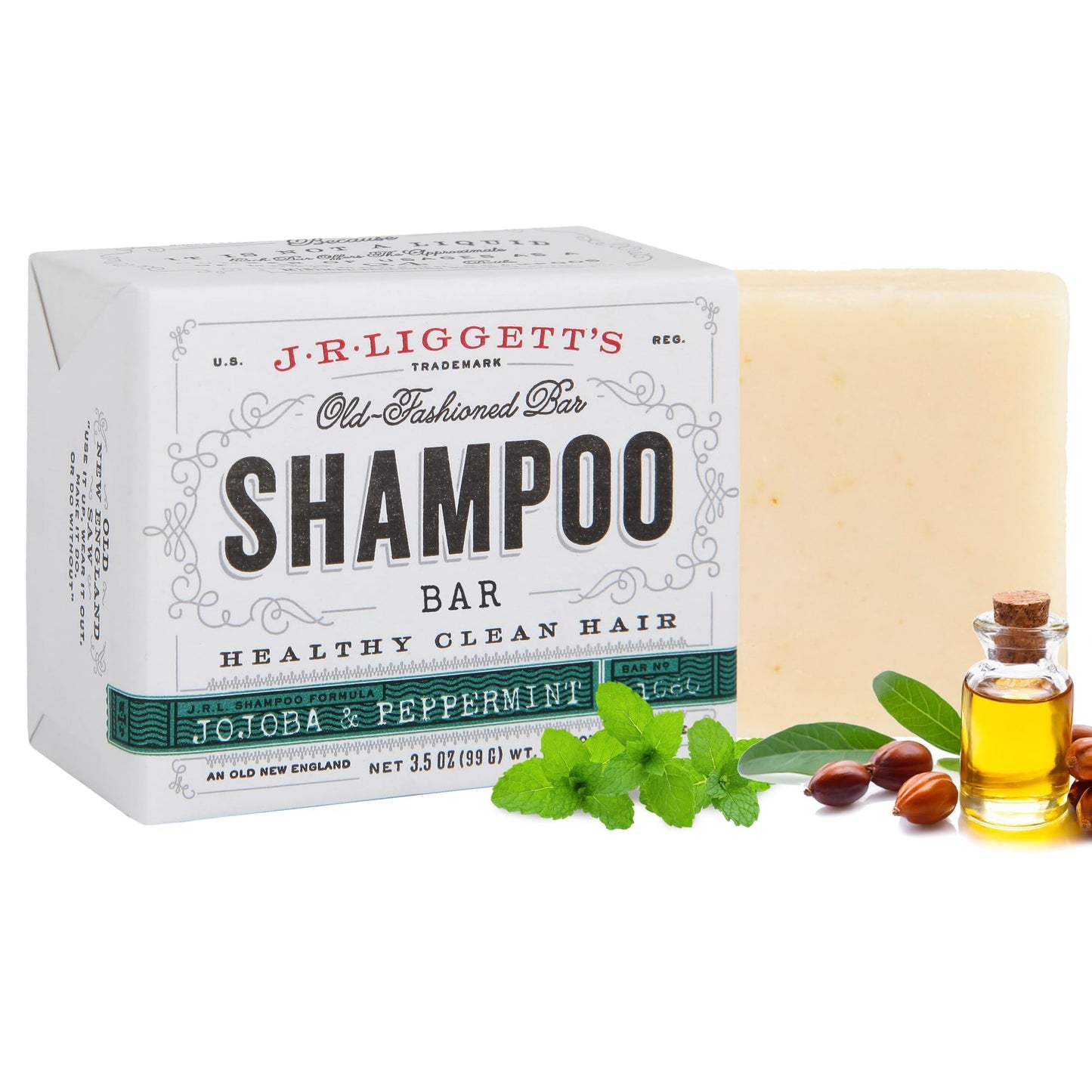 Plastic-Free, Sulfate-Free Shampoo Bar 3-Pack, Vegan – J.R. Liggett's