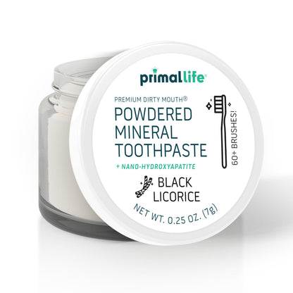 Fluoride-Free Remineralizing Tooth Powder, Bubblegum – Primal Life Organics