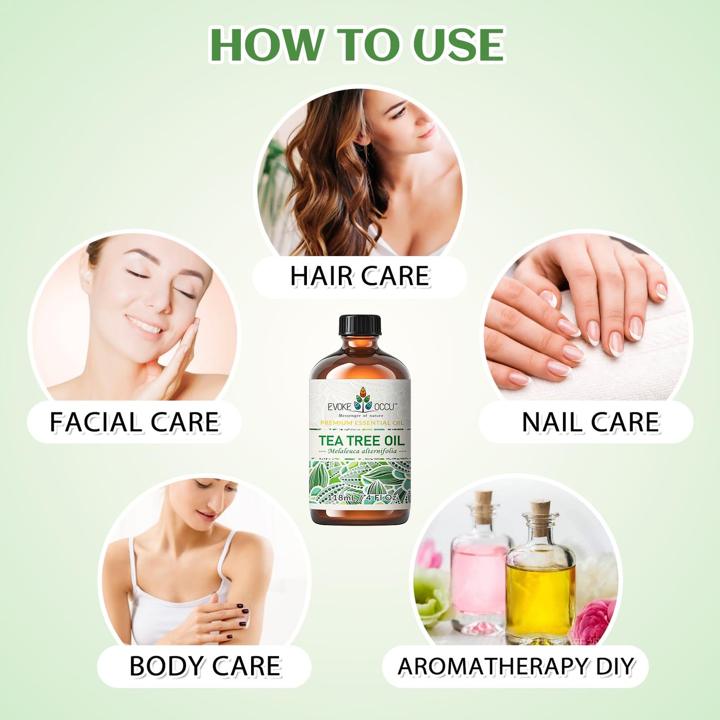 EVOKE OCCU 100% Pure Clary Sage Essential Oil: 4oz Value Size