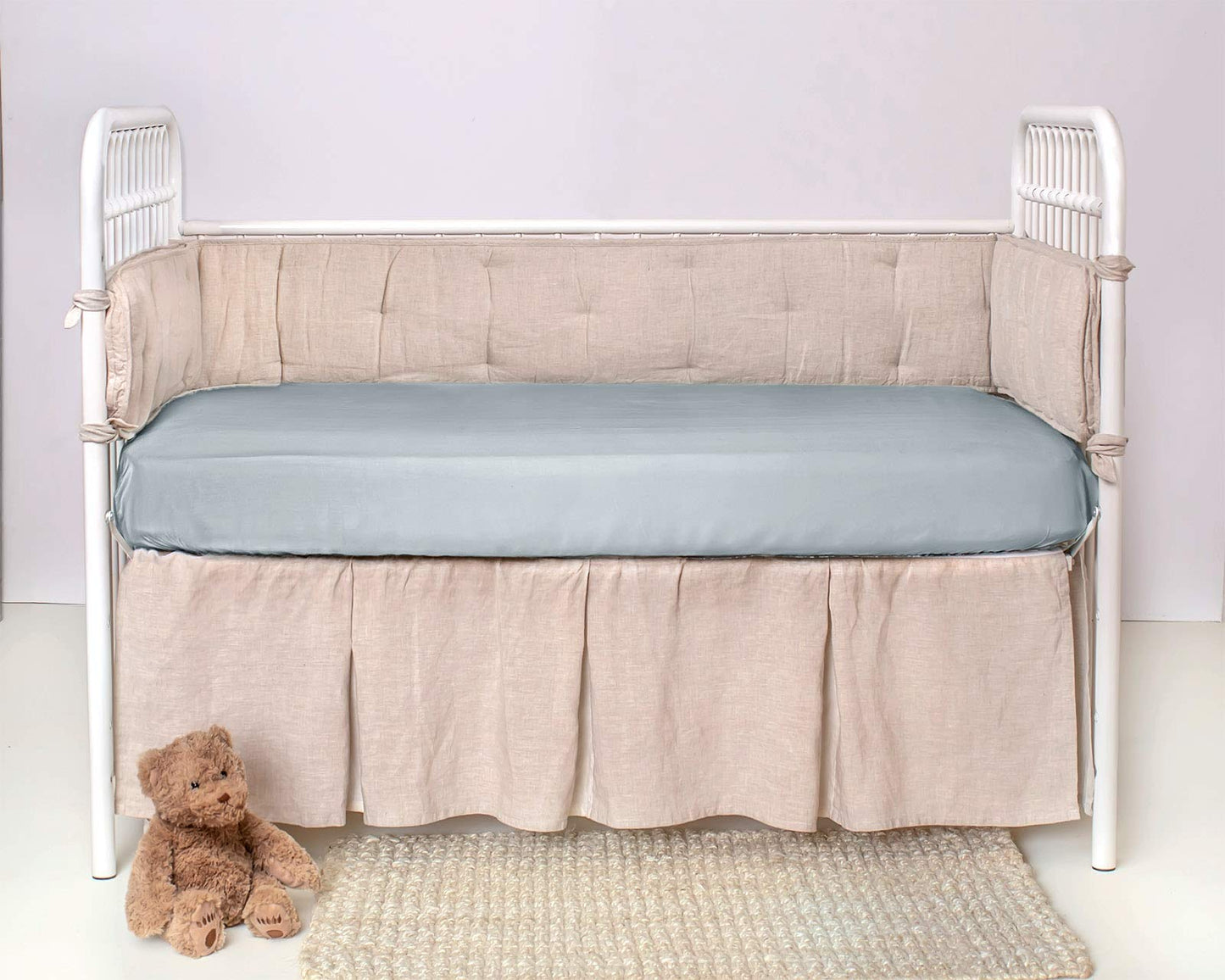 Pure Bamboo Organic Crib Sheet: 100% Viscose Cooling Purity