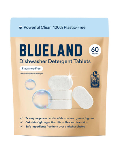 Blueland 100% Plastic-Free Dishwasher Detergent Tablets (36 Count)