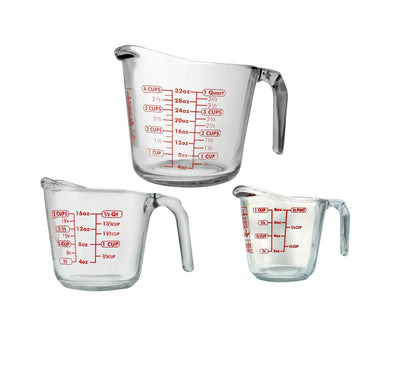 Anchor Hocking Glass Measuring Cup Set (2-Piece)