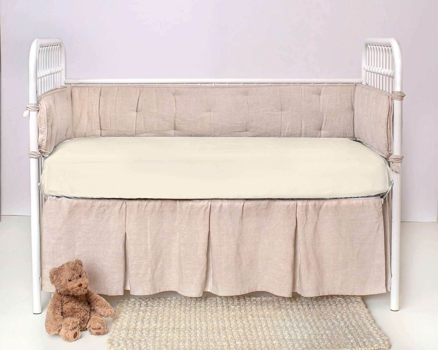 Pure Bamboo Organic Crib Sheet: 100% Viscose Cooling Purity