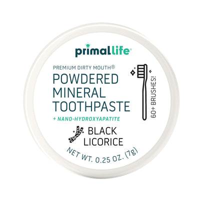 Fluoride-Free Remineralizing Tooth Powder, Bubblegum – Primal Life Organics