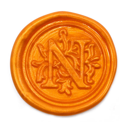 Traditional Wax Seal Stamp: Brass Head & Wooden Handle for Elegant, Zero-Waste Correspondence