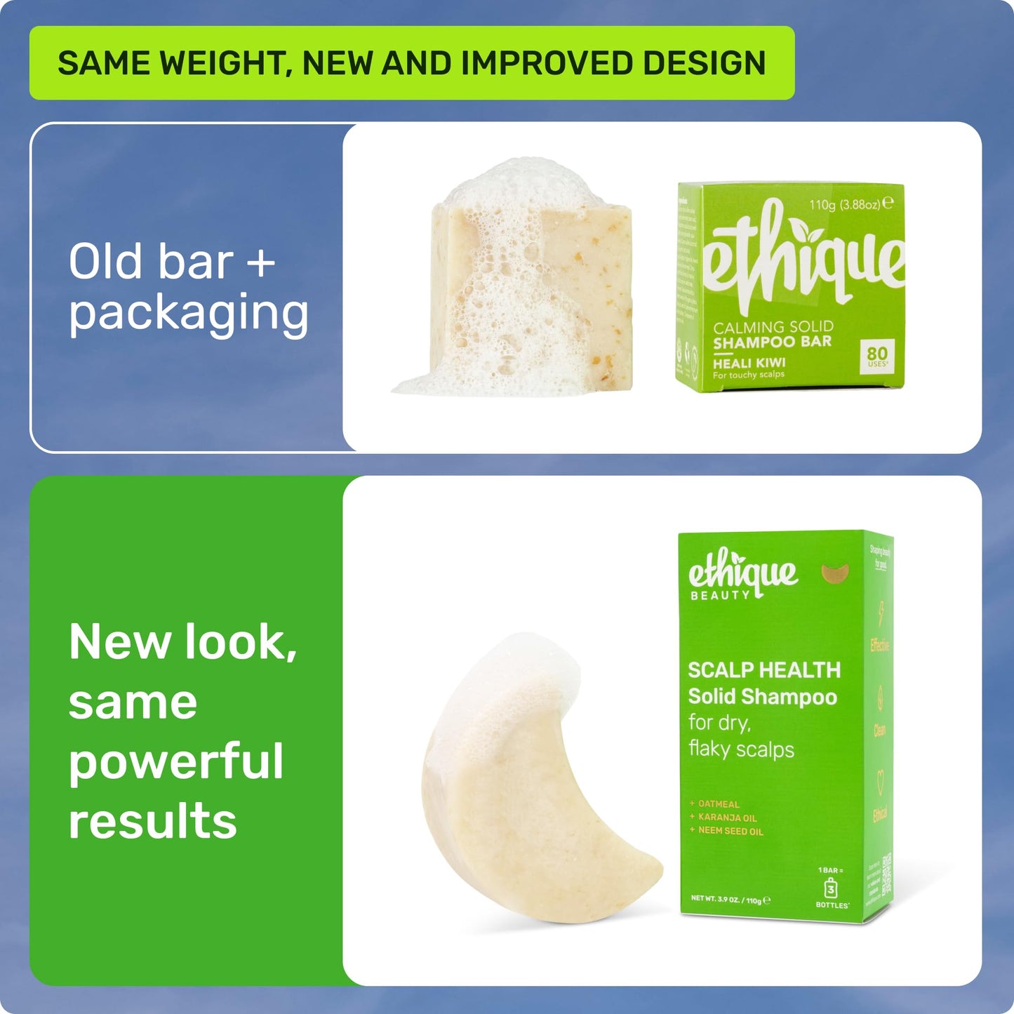 Plastic-Free Curl-Defining Shampoo Bar, pH-Balanced & Vegan – Ethique