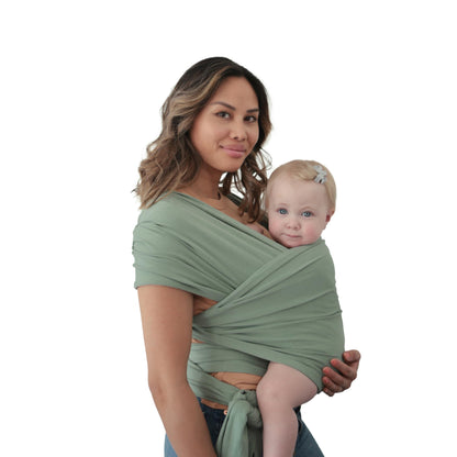 Non-Toxic Baby & Kids: Mushie Organic Cotton Baby Wrap Carrier