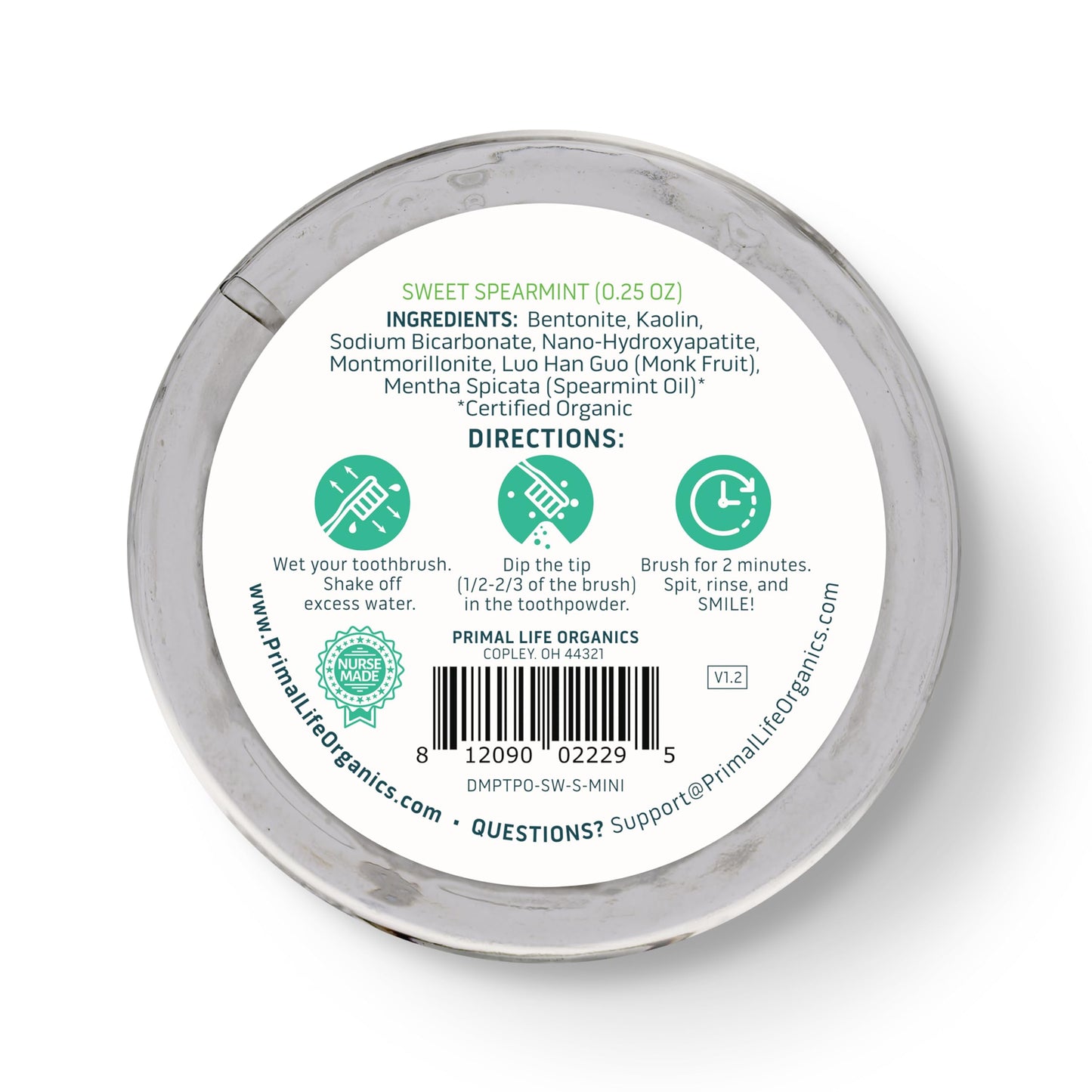 Fluoride-Free Remineralizing Tooth Powder, Bubblegum – Primal Life Organics