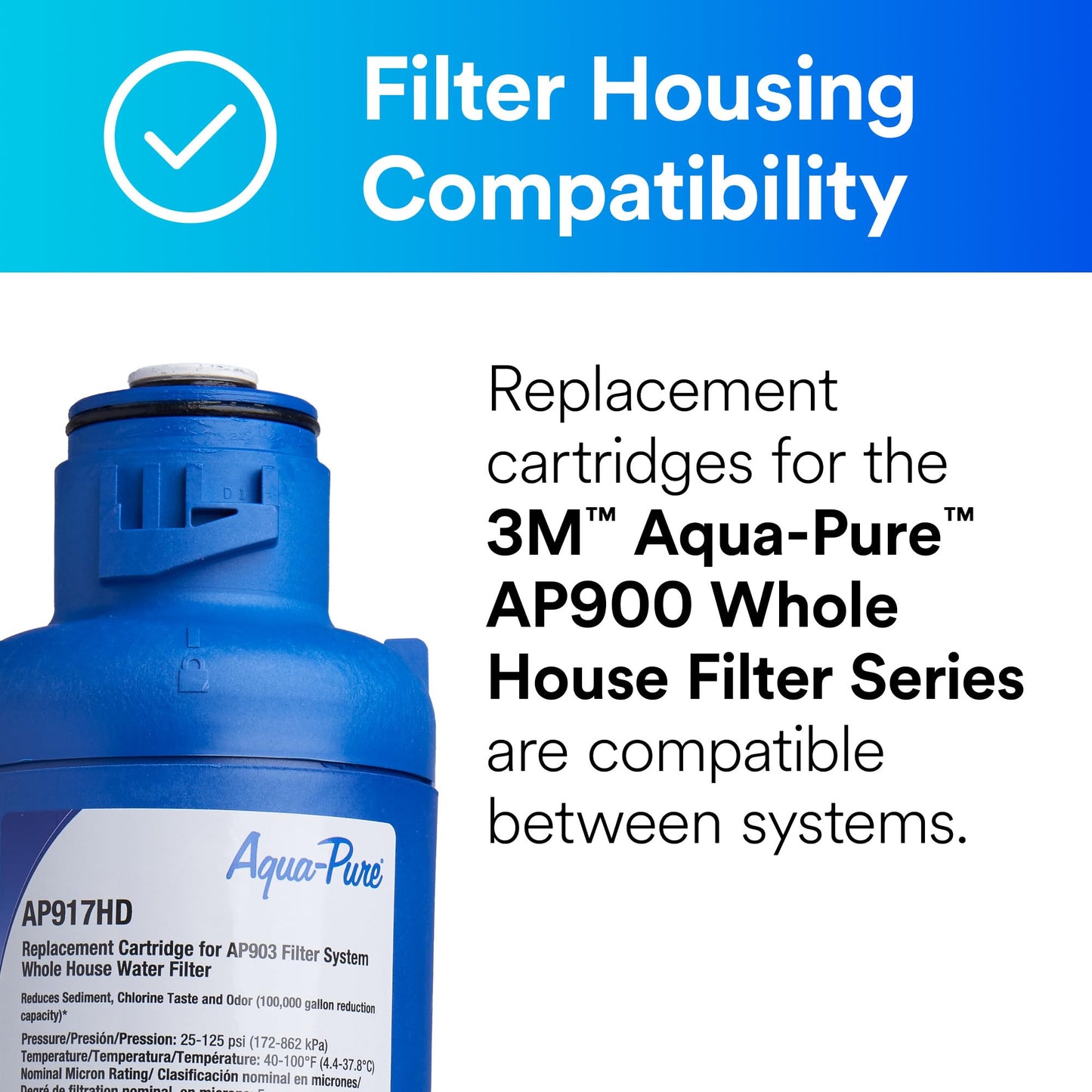 Whole-House Sediment & Chlorine Water Filter – 3M Aqua-Pure AP904