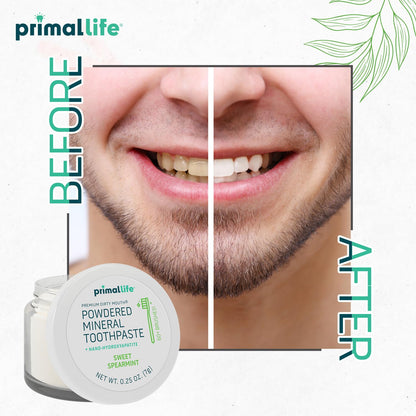 Fluoride-Free Remineralizing Tooth Powder, Bubblegum – Primal Life Organics