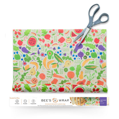 Plastic-Free Vegan Reusable Food Wrap Roll – Bee's Wrap