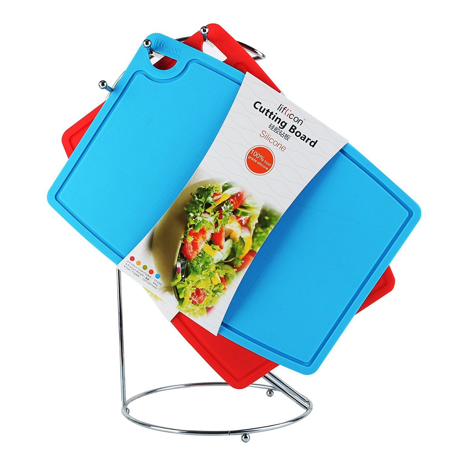 Non-Toxic Food-Grade Silicone Cutting Board Set, 3-Piece – Liflicon