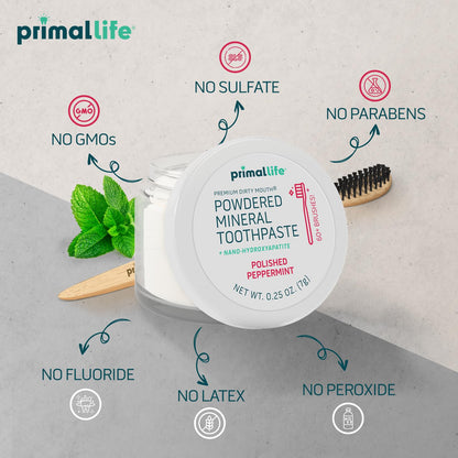 Fluoride-Free Remineralizing Tooth Powder, Bubblegum – Primal Life Organics