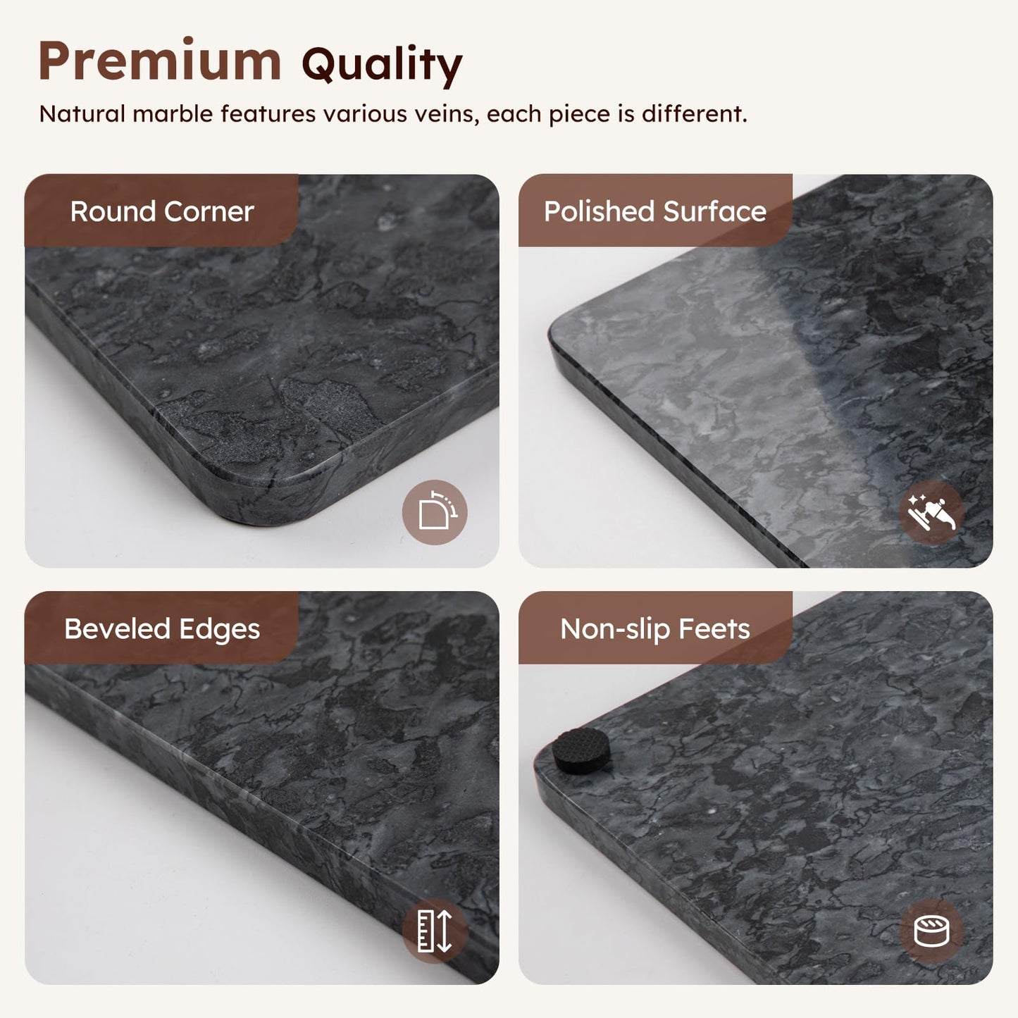 Non-Toxic Natural Granite Cutting & Pastry Board – Diflart