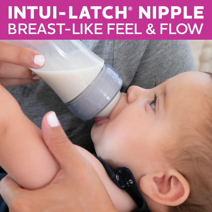 Chicco Duo 5oz Hybrid Baby Bottle with Invinci-Glass Interior (2-Pack)