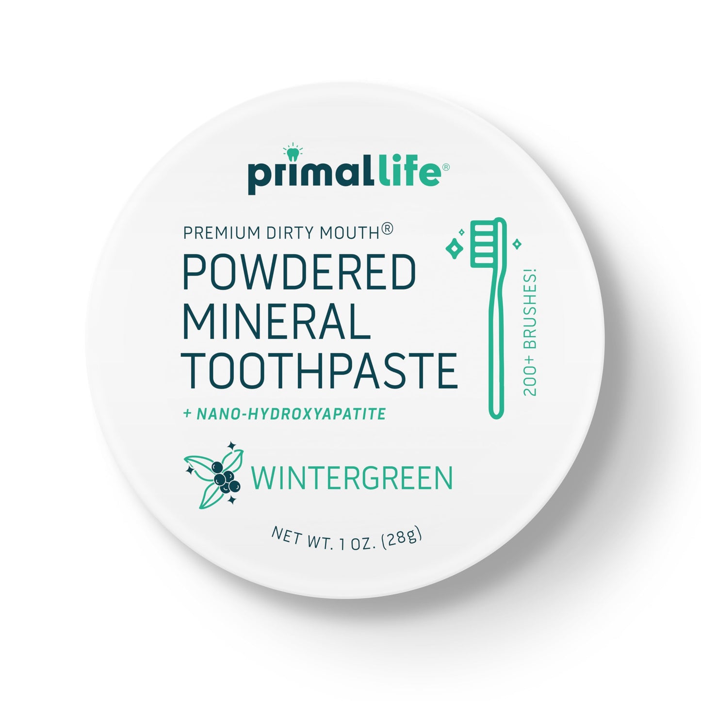 Fluoride-Free Remineralizing Tooth Powder, Bubblegum – Primal Life Organics