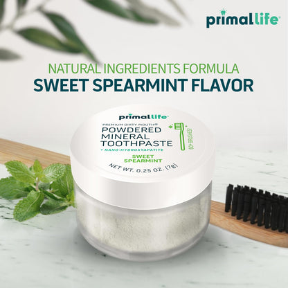 Fluoride-Free Remineralizing Tooth Powder, Bubblegum – Primal Life Organics