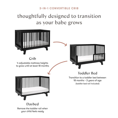 Babyletto Hudson 3-in-1 Crib: GREENGUARD Gold Purity