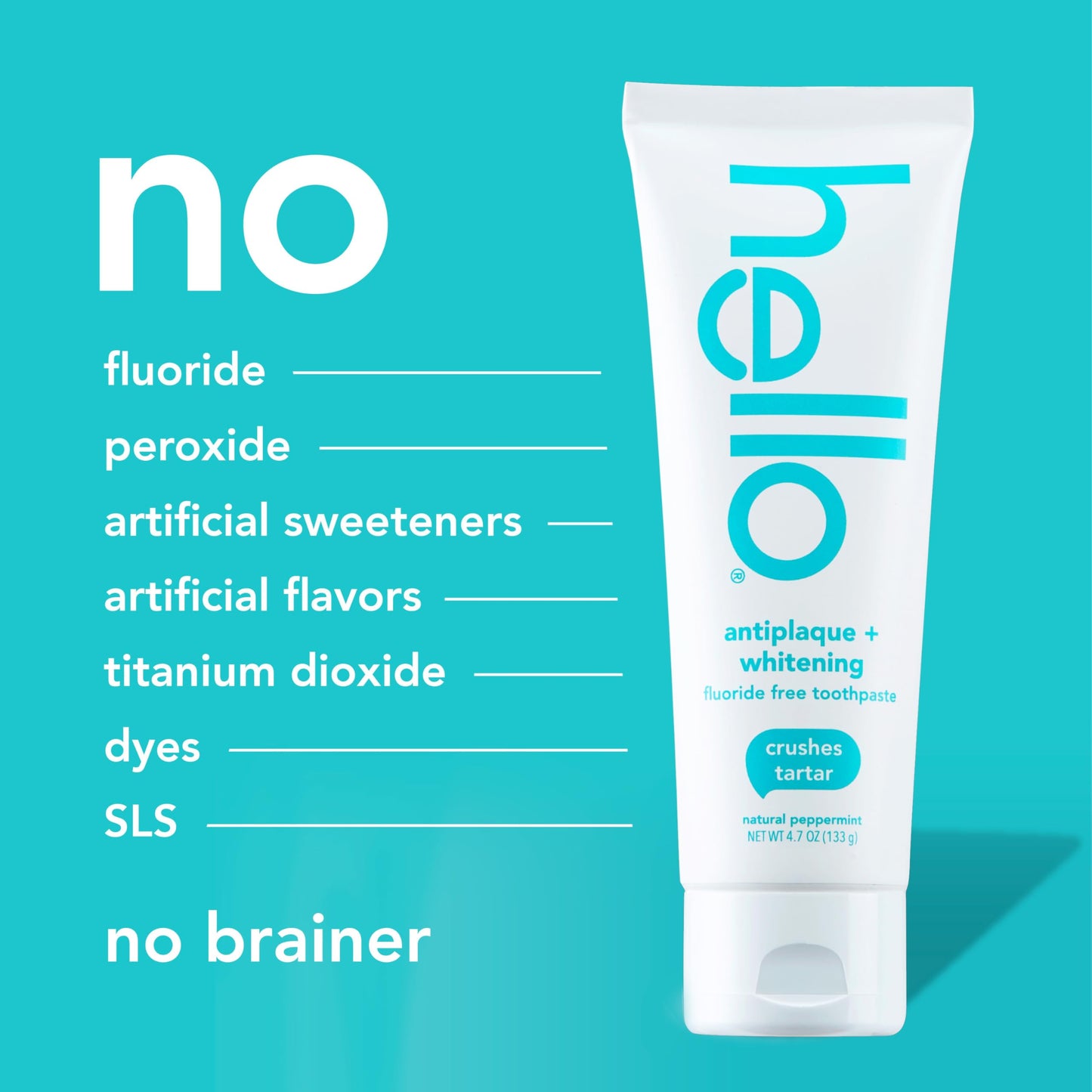Fluoride-Free Toothpaste, Vegan & SLS-Free – Hello