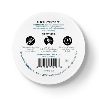 Fluoride-Free Remineralizing Tooth Powder, Bubblegum – Primal Life Organics