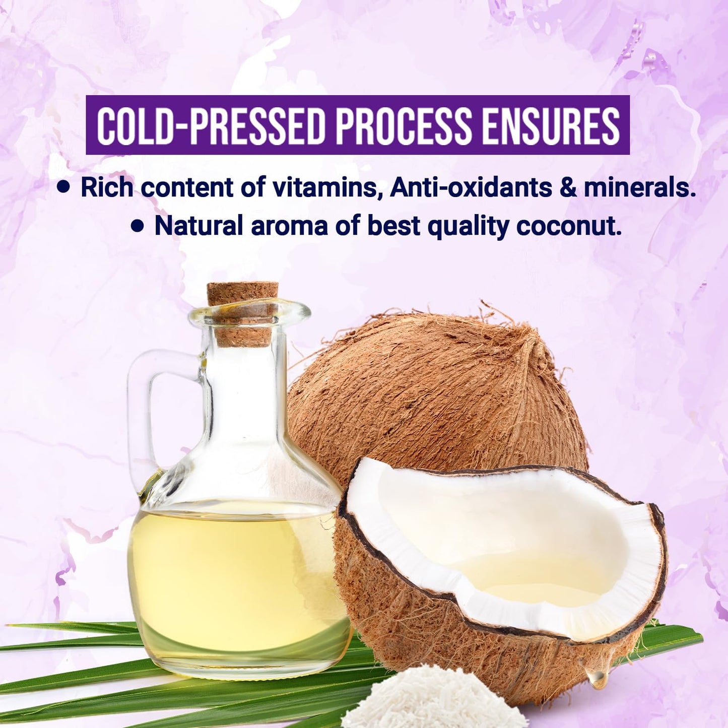 Parachute Naturalz Organic Virgin Coconut Oil: Cold Pressed & Unrefined