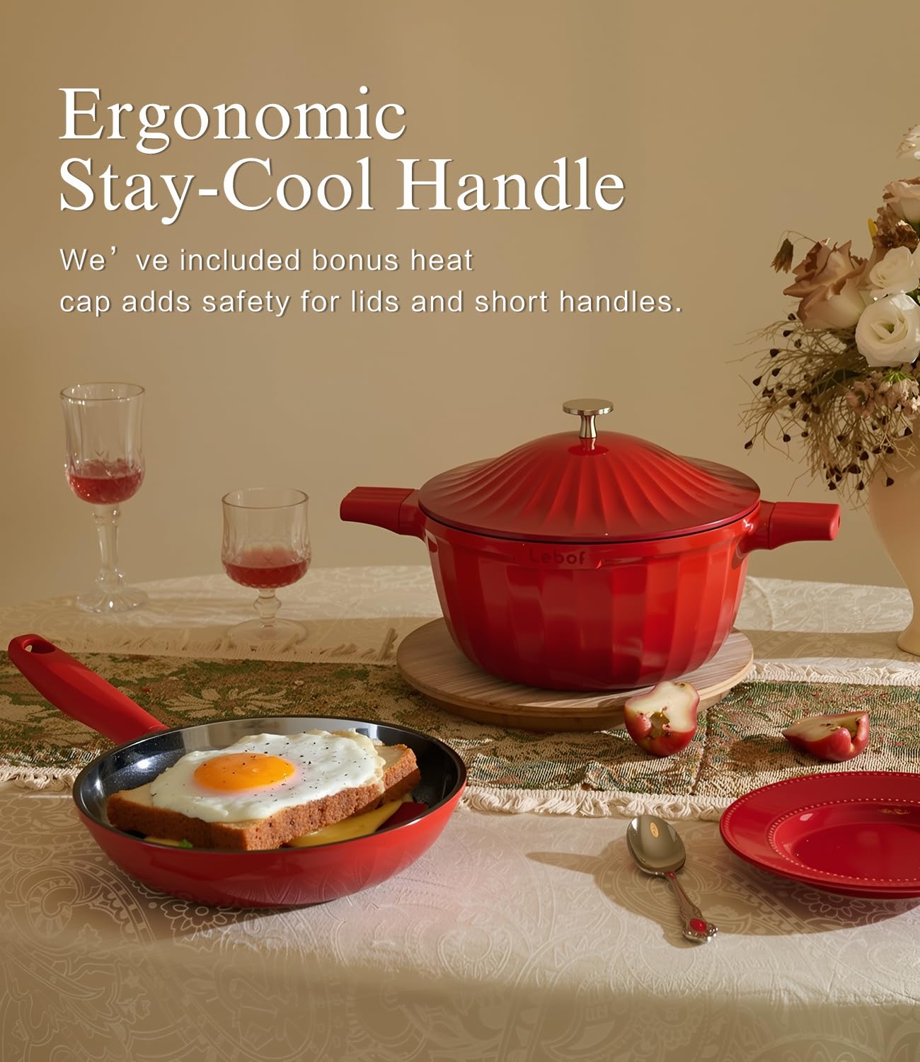 7-Piece Nonstick Ceramic Cookware Set