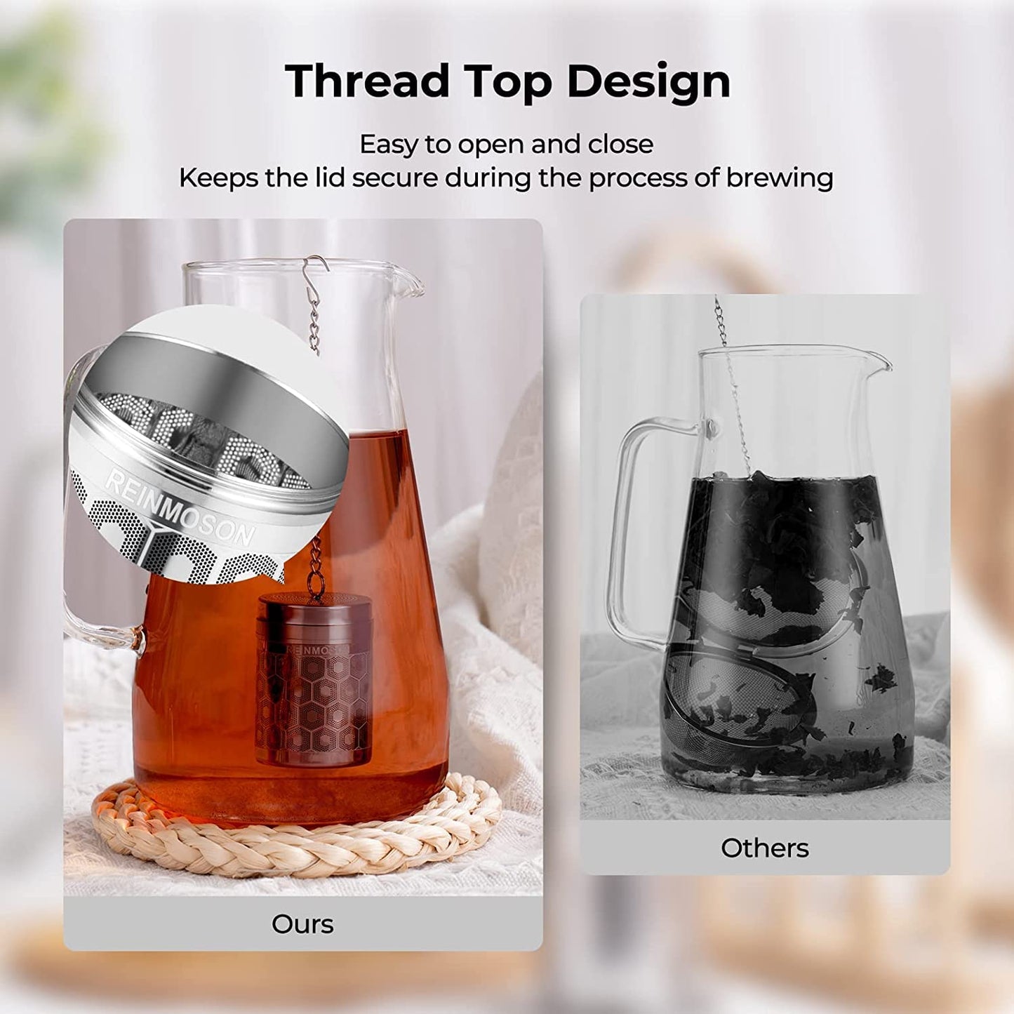 Microplastic-Free 304 Stainless Steel Tea & Spice Infuser – Reinmoson