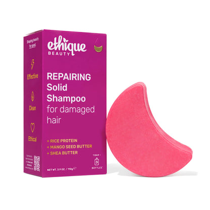 Plastic-Free Curl-Defining Shampoo Bar, pH-Balanced & Vegan – Ethique
