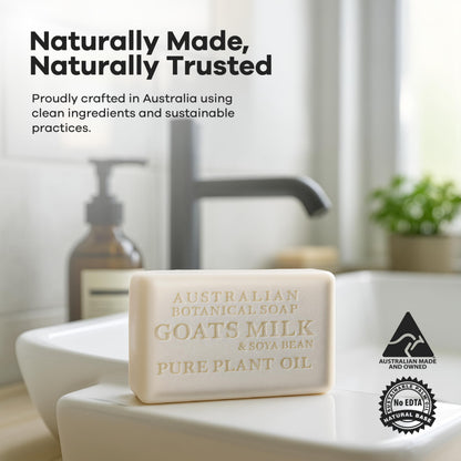 Triple-Milled Goat Milk & Organic Shea Soap – Australian Botanical