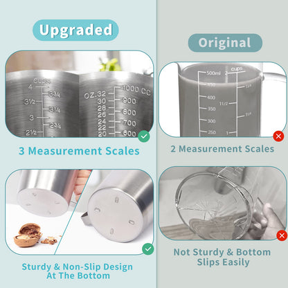 Microplastic-Free 304 Stainless Steel Measuring Cup – Newness