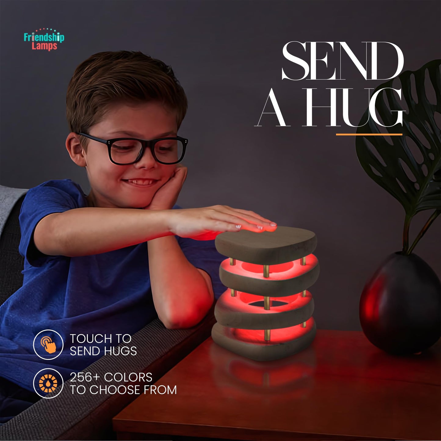 Filimin Friendship Lamp: Mid-Century Knotty Alder Wood