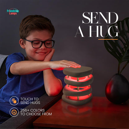 Filimin Friendship Lamp: Mid-Century Knotty Alder Wood