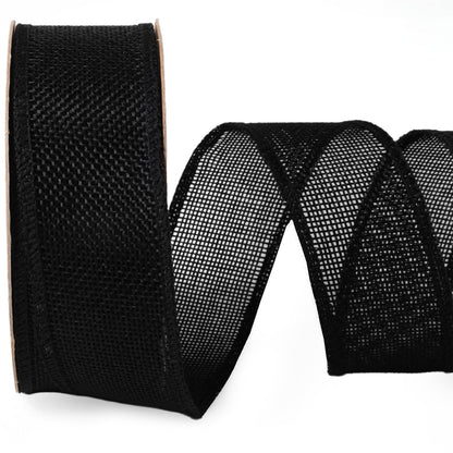 Natural Burlap Wired Ribbon: The Zero-Waste Christmas Accessory That Replaces Synthetic Plastic