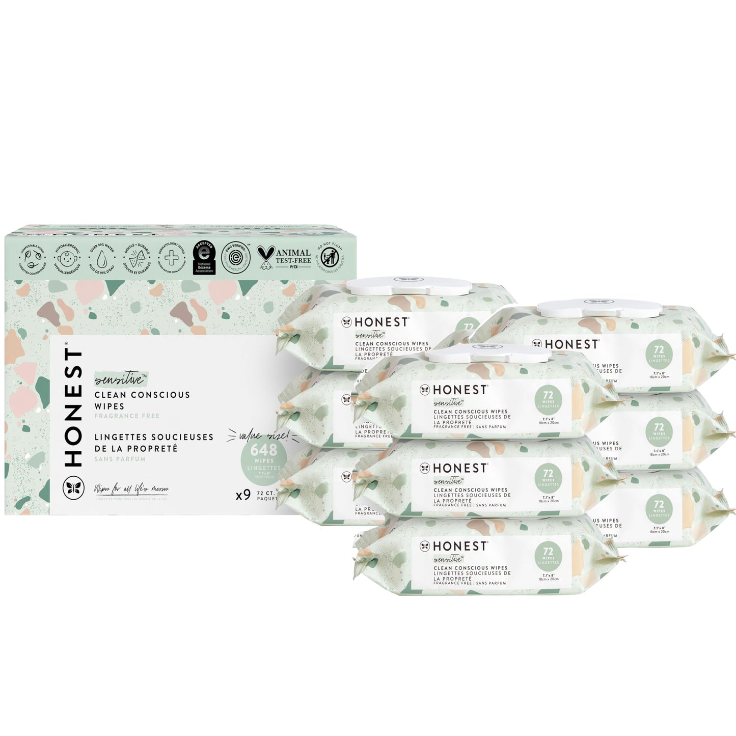 The Honest Company Water Wipes: Plastic-Free Plant Purity