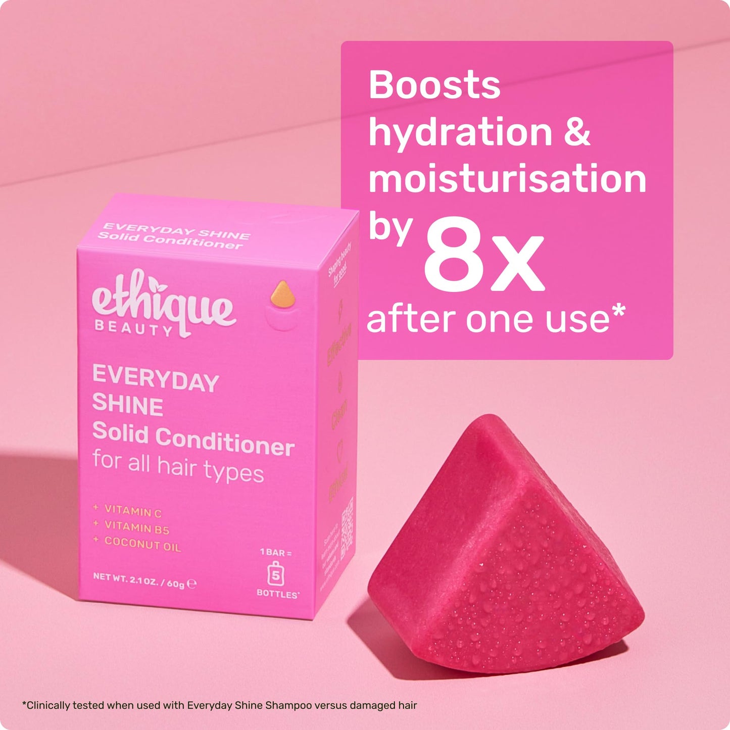 Plastic-Free Everyday Conditioner Bar with Vitamin C, Vegan – Ethique