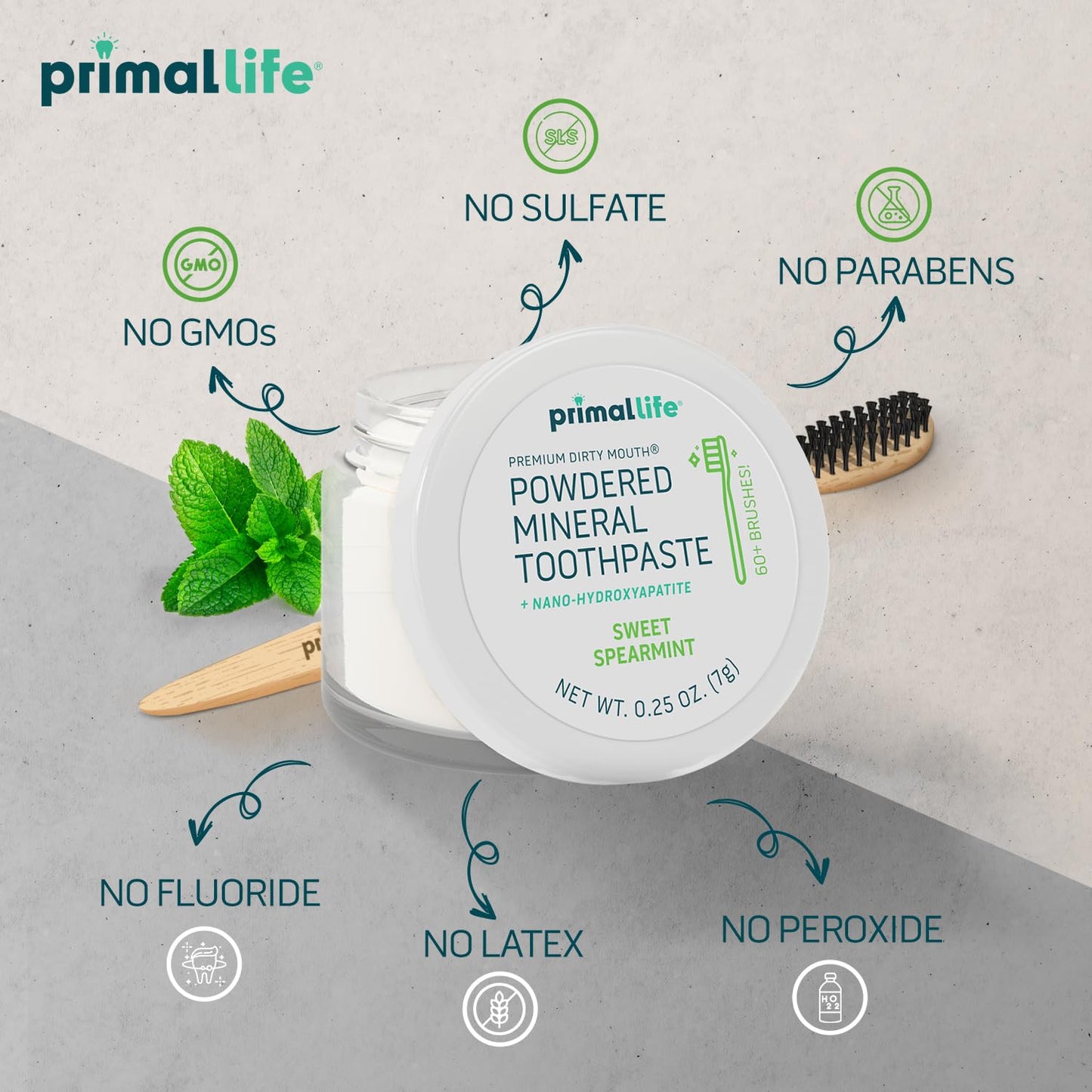 Fluoride-Free Remineralizing Tooth Powder, Bubblegum – Primal Life Organics