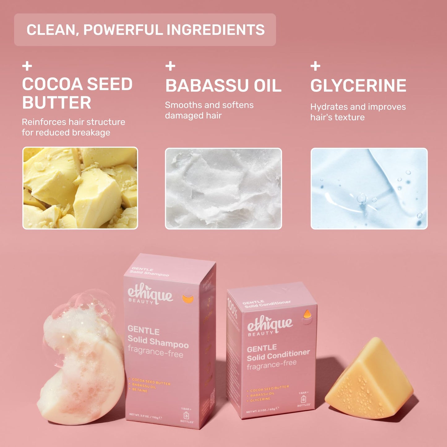 Plastic-Free Everyday Conditioner Bar with Vitamin C, Vegan – Ethique
