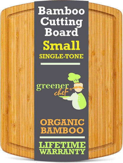Non-Toxic Organic Bamboo Cutting Board, XL, FSC – Greener Chef