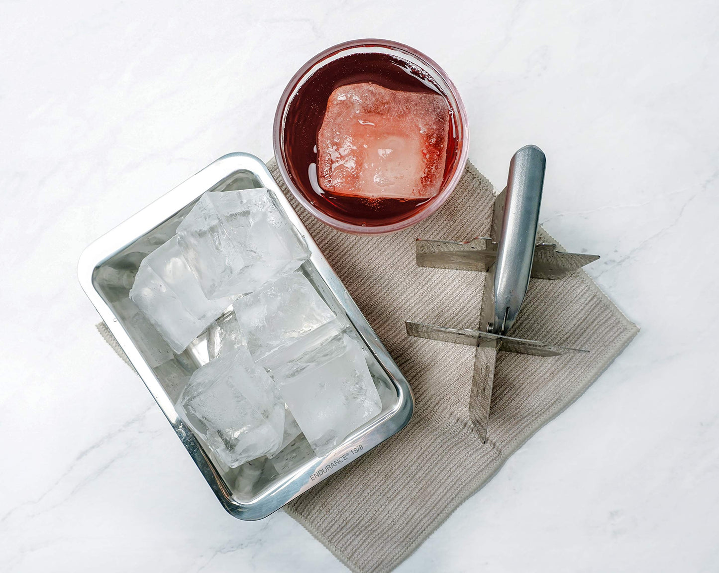 Microplastic-Free Stainless Steel Ice Cube Tray – RSVP Endurance