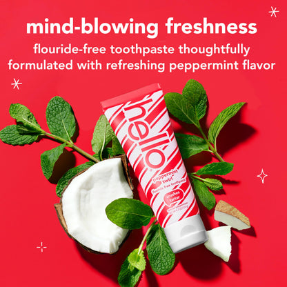 Fluoride-Free Toothpaste, Vegan & SLS-Free – Hello