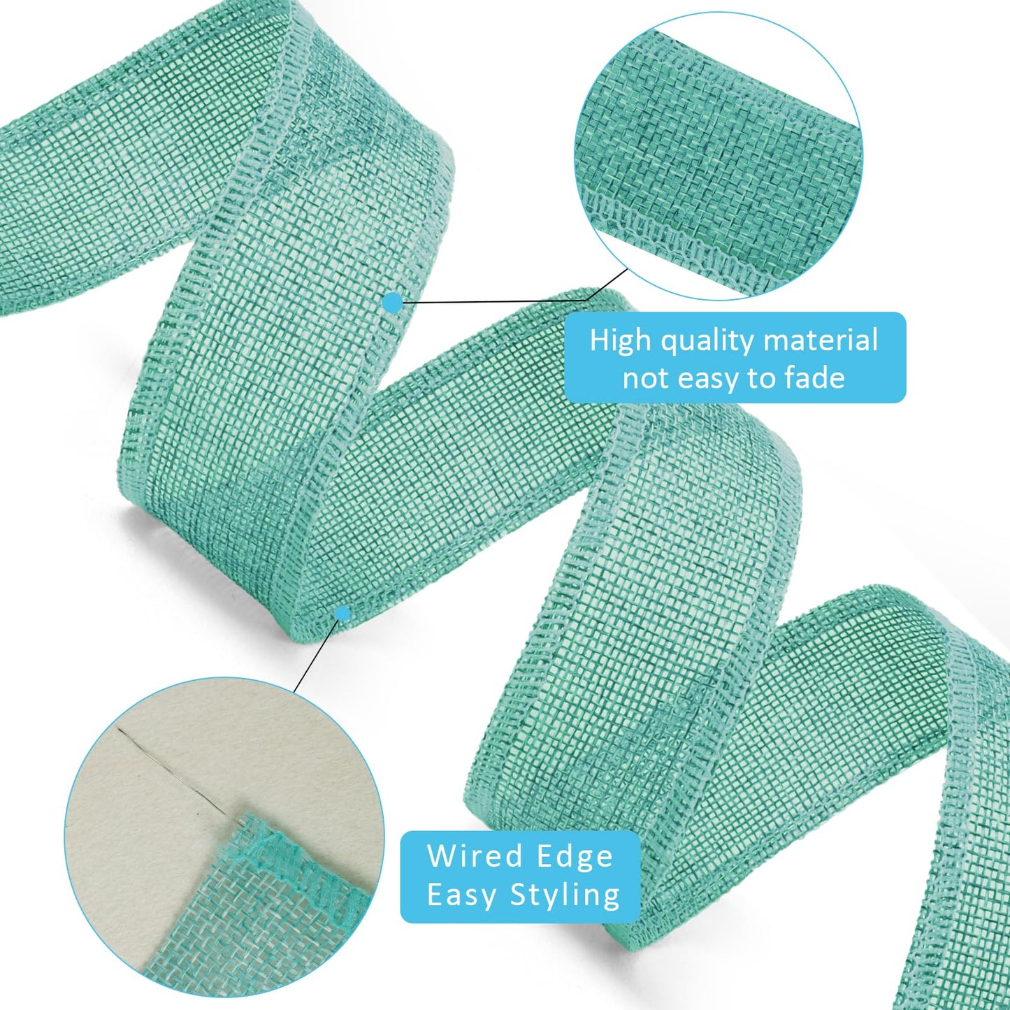 Natural Burlap Wired Ribbon: The Zero-Waste Christmas Accessory That Replaces Synthetic Plastic