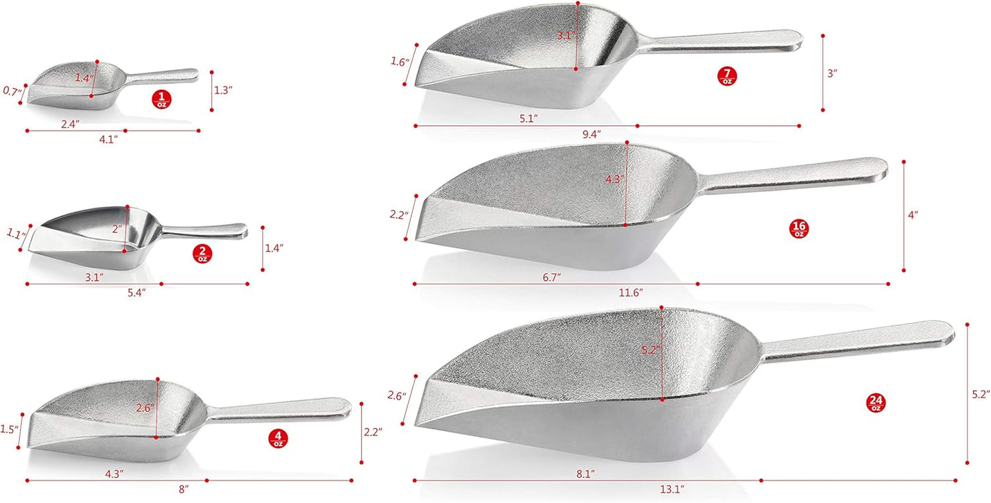 Plastic-Free One-Piece Cast Aluminum Scoop for Dry Goods – New Star