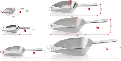Plastic-Free One-Piece Cast Aluminum Scoop for Dry Goods – New Star
