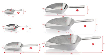 Plastic-Free One-Piece Cast Aluminum Scoop for Dry Goods – New Star