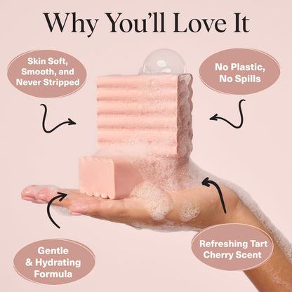 Plastic-Free Sugar Body Scrub Bar, Vegan & Leaping Bunny – Kitsch