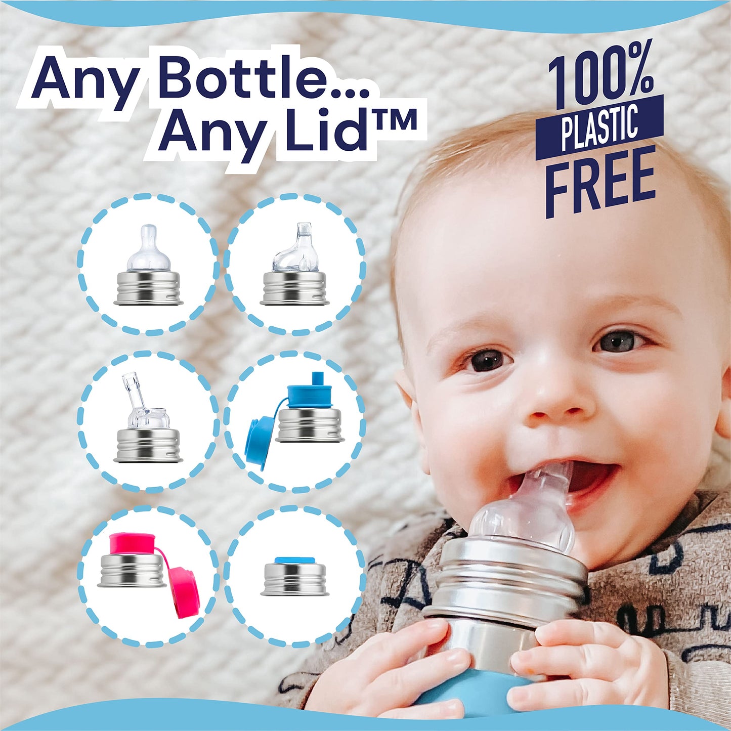 Pura Kiki 11oz MadeSafe Certified 100% Plastic-Free Sippy Cup
