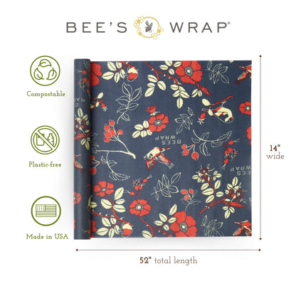 Plastic-Free Vegan Reusable Food Wrap Roll – Bee's Wrap