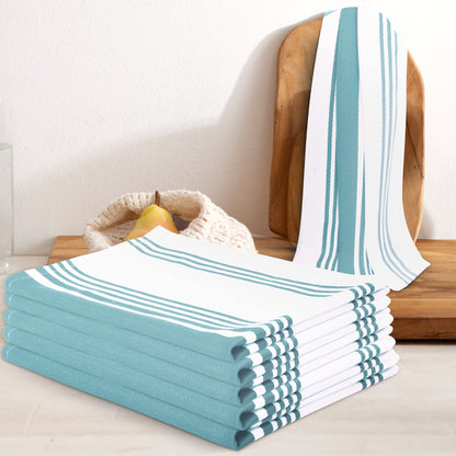 Microplastic-Free Kitchen: Urban Villa Cotton Dish Towels 6-Pack Non-Toxic