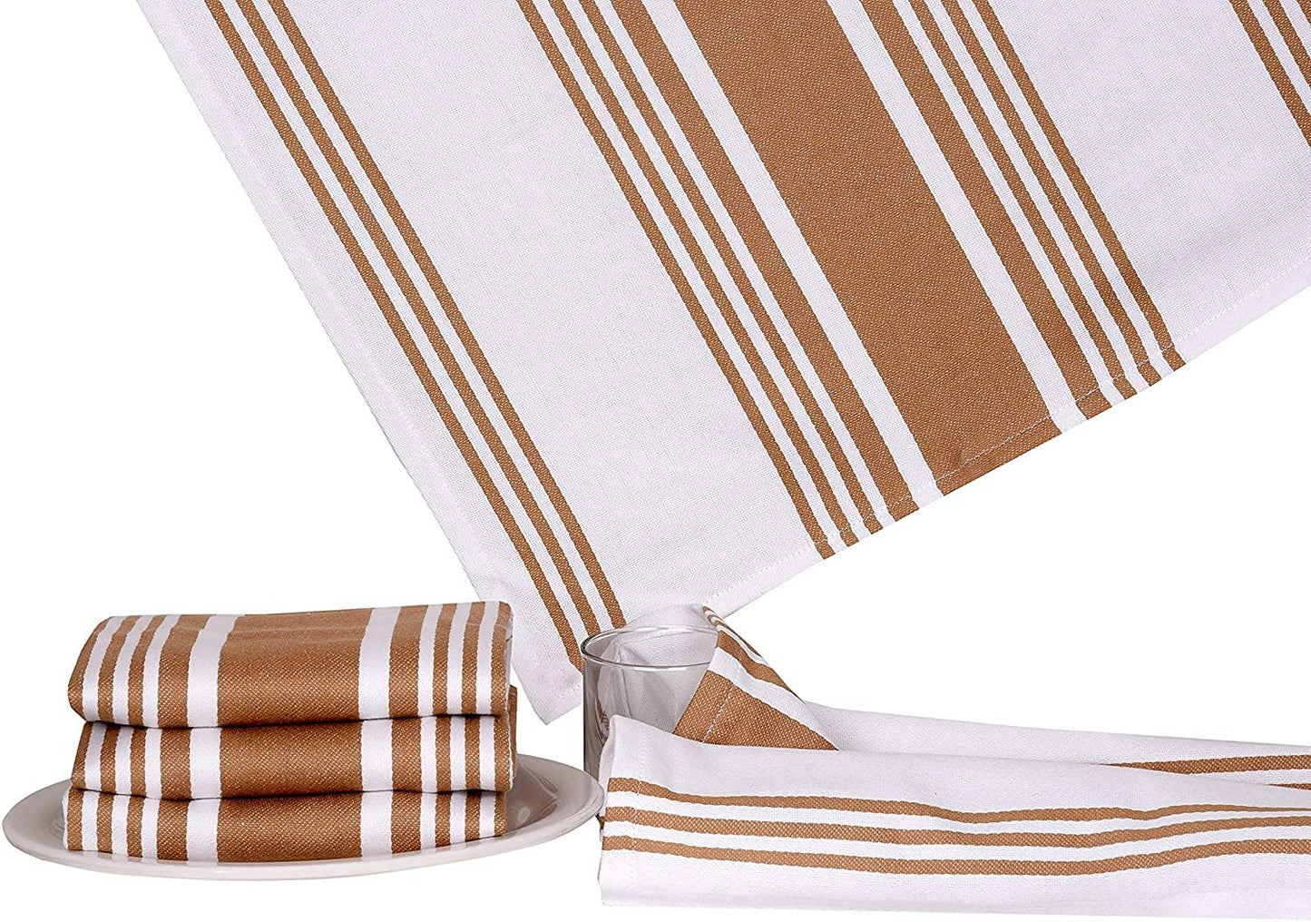 Microplastic-Free Kitchen: Urban Villa Cotton Dish Towels 6-Pack Non-Toxic